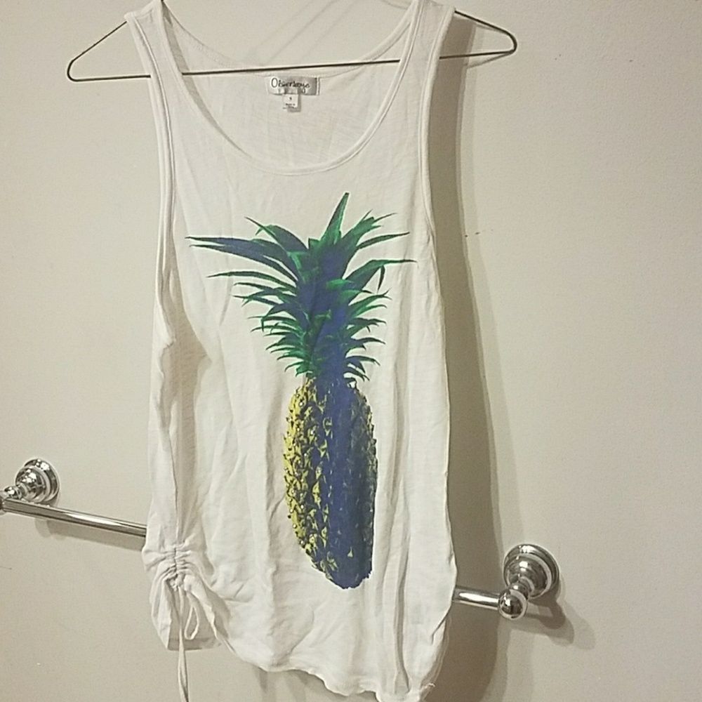 (2 for $20) Women's Pineapple Tank Top